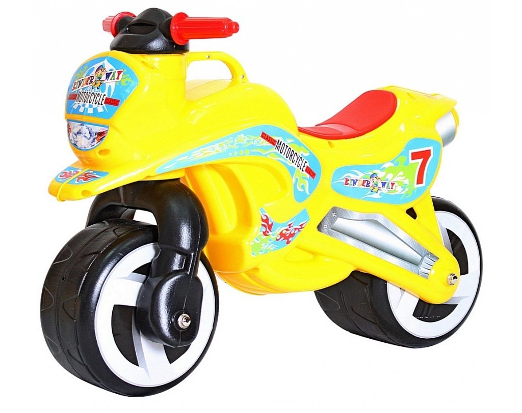 Беговел MOTORCYCLE 7 11-006 желтый Купить Беговел MOTORCYCLE 7 11-006 желтый