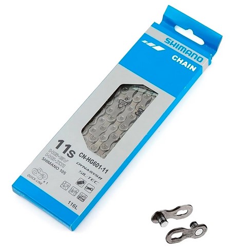 Купить Цепь SHIMANO 105 CN-HG601, 11 скоростей, 116 звеньев, Quick-Link