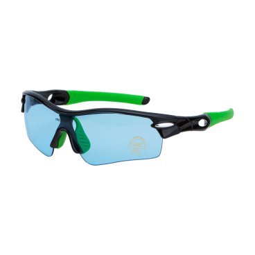 Купить Велоочки Vinca sport VG 02 чёрный/зелёный