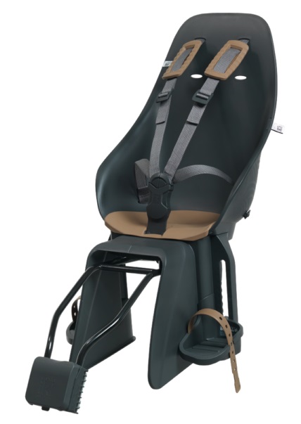 Купить Детское велокресло URBAN IKI на подседельную трубу, черный/коричневый