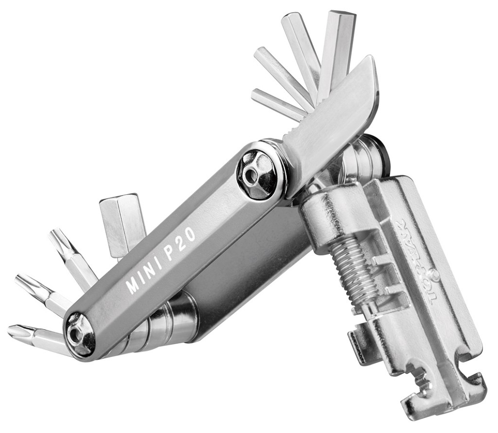 Купить Мультитул TOPEAK MINI P20, серебристый, TT2582S