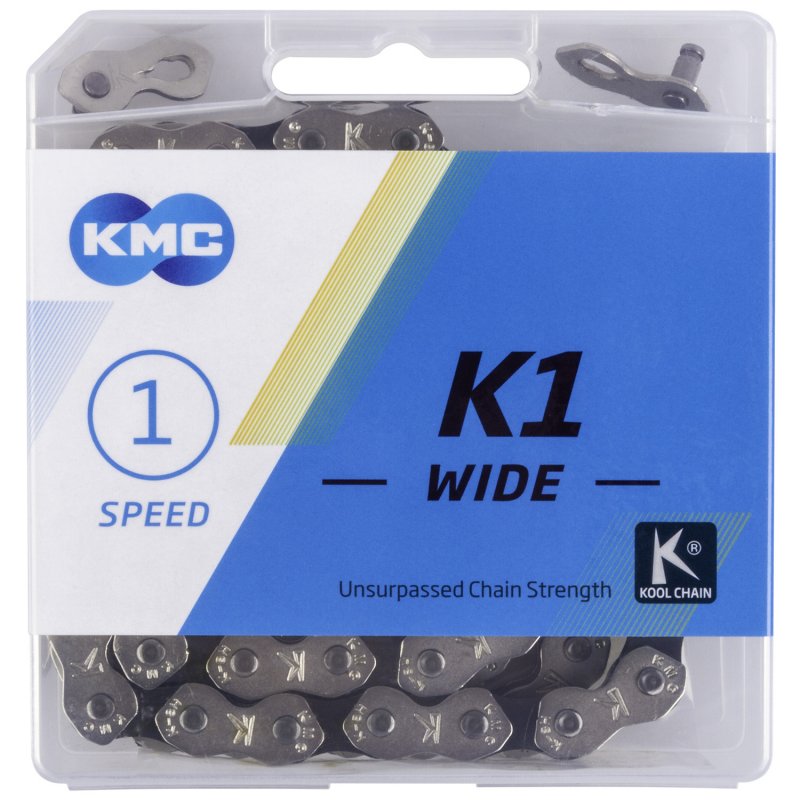 Купить Цепь KMC K1, 1 ск., 80 звеньев, для BMX