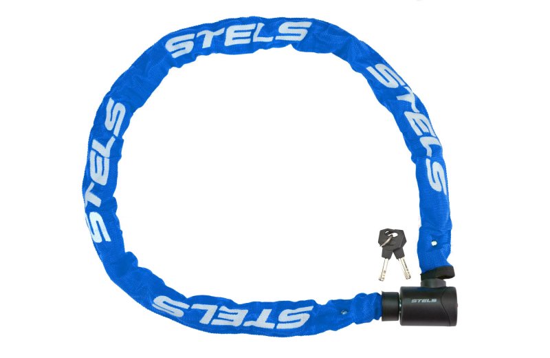 Купить Велозамок цепь на ключе 85803 6x1200mm Blue Chain