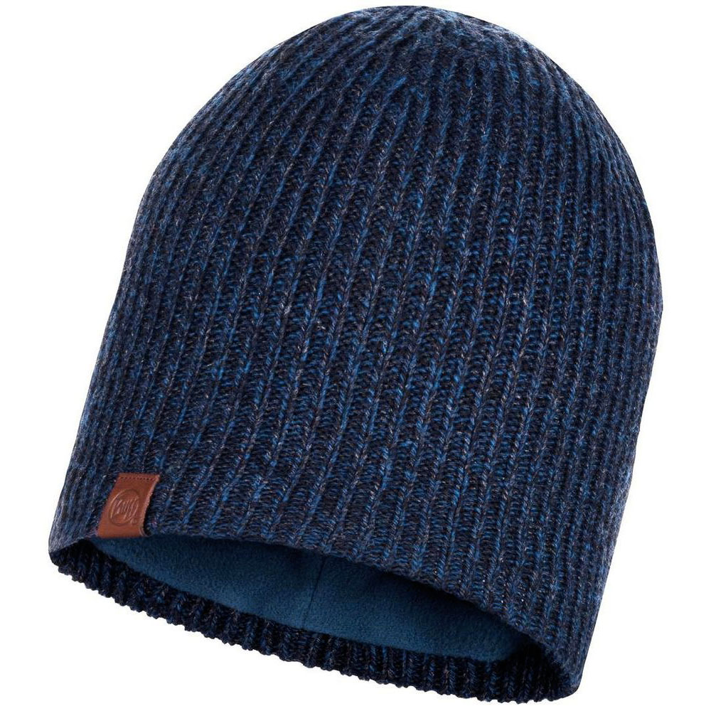 Купить Шапка BUFF Knitted & Fleece Hat Lyne Night Blue