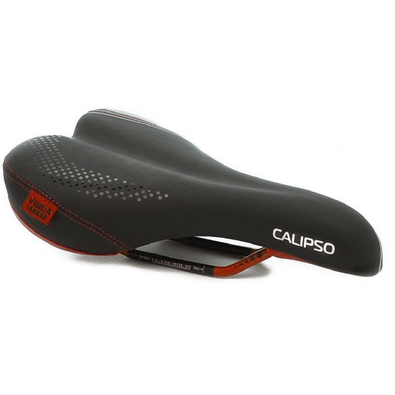 Купить Седло Vinca Sport VS 04 258х172мм черное с красным