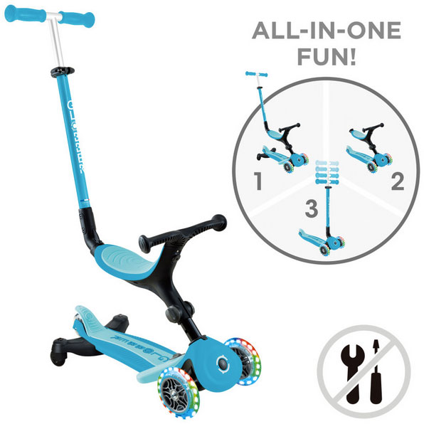 Купить Самокат GLOBBER Go Up Active Lights 360°
