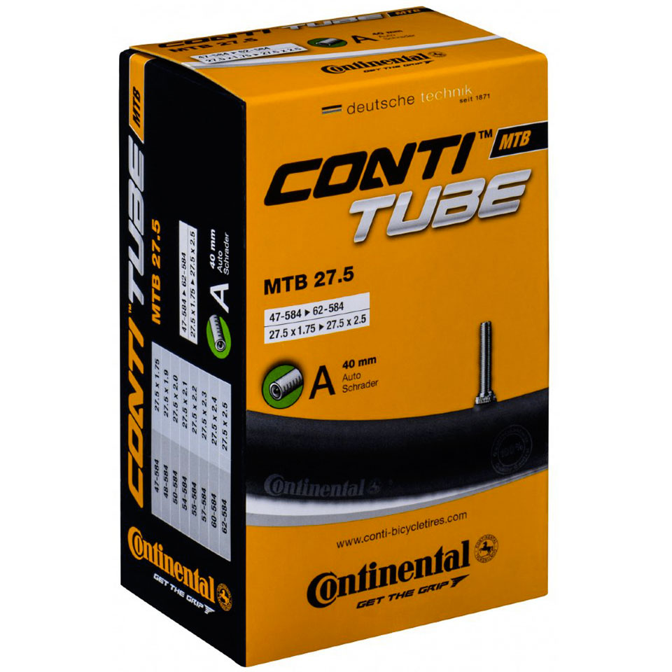 Купить Камера CONTINENTAL MTB 27.5 дюймов x1.75-2.5 дюймов , автониппель 40 мм