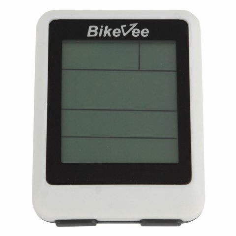 Купить Велокомпьютер BikeVee BKV-9100, беспроводной, 20 функций белый 1CM000000025