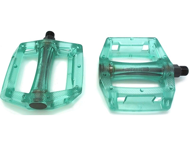 Купить Педали Z-0911 полимерные прозрачные темно-зеленые