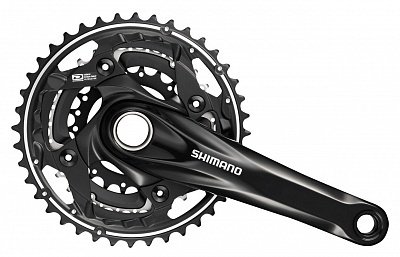 Купить Система Shimano Deore, M622, 175мм, ин.вал, 40/30/22T с каретк., черн EFCM622E002X