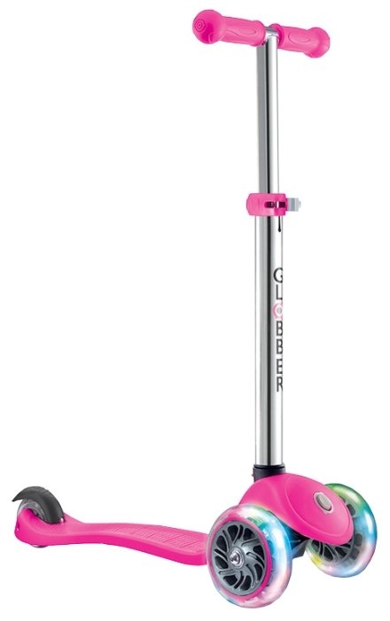 Самокат GLOBBER PRIMO LIGHTS 423-110 розовый Купить Самокат GLOBBER PRIMO LIGHTS 423-110 розовый