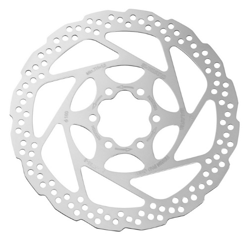 Купить Ротор RT56 SHIMANO 160 мм, под 6 болтов, для орг. колодок ASMRT56S 