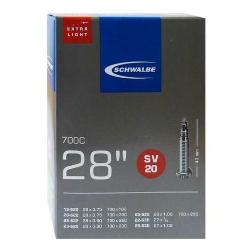 Купить Камера. 28 дюймов /700 спорт SV20 EXTRA LIGHT (18//630) IB 40mm. SCHWALBE