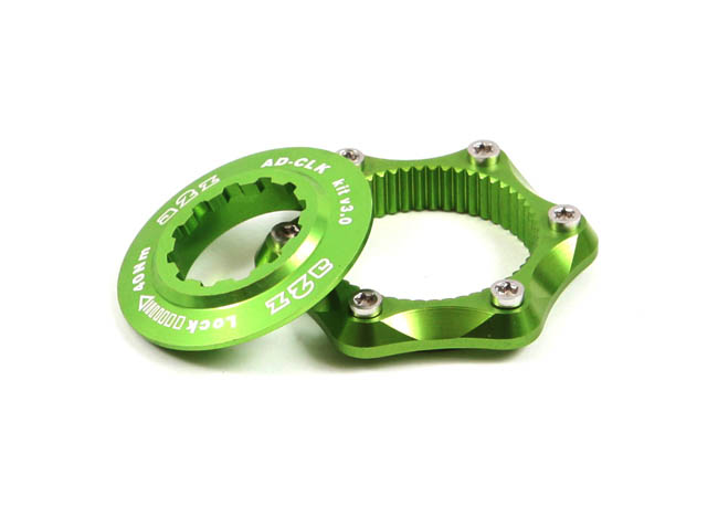 Купить Адаптер A2Z Center Lock - 6 болтов, замок QR, Green AD-CLK kit -11