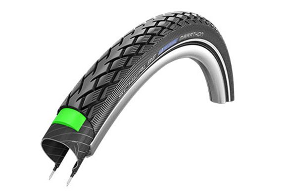 Купить Покрышка SCHWALBE 26x2.00 (50-559) MARATHON Perf.GreenGuard TwinSkin B/B+RT HS420 EC 67EPI 34B