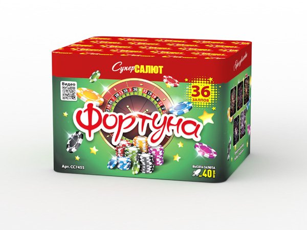 Купить Батарея салютов Фортуна, СС7455