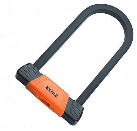 Велозамок дуговой Zoli 82805 180х340mm Orange / Black Купить Велозамок дуговой Zoli 82805 180х340mm Orange / Black