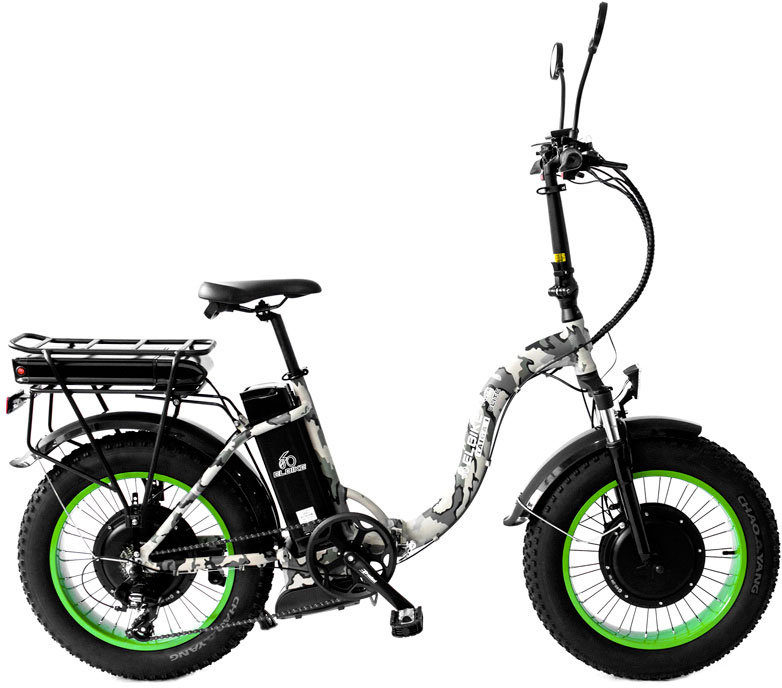 Купить Электровелосипед ELBIKE Taiga 1 Twix 2000 2x1000W camouflage (2x16Ач)
