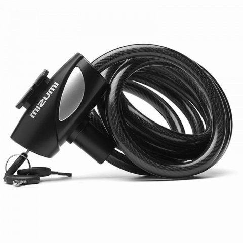 Купить Велозамок Mizumi тросовый на ключе WL-856-1800*10мм WL-856-1800