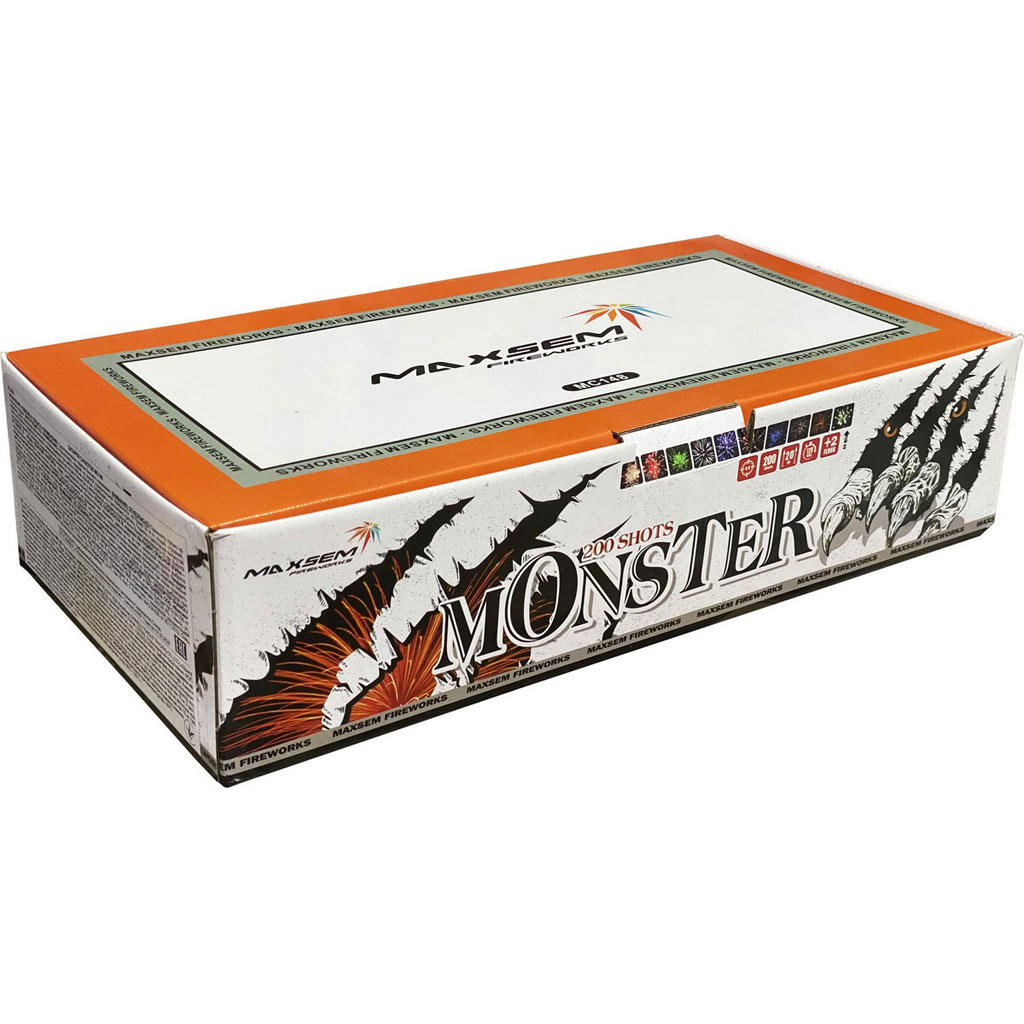 Купить Батарея салютов  дюймов Monster дюймов , 200 залпов, MC148