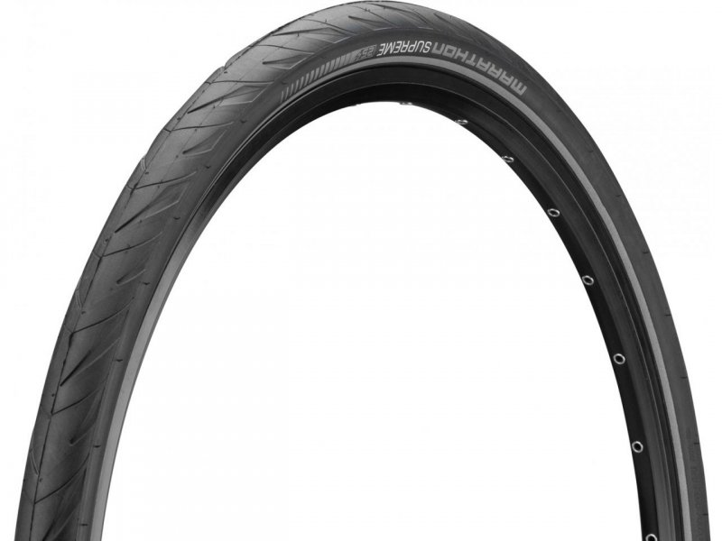 Купить Покрышка. 28x1.60/700x40C  .01 MARATHON SUPREME Evo, V-Guard антипрокол, Folding (кевлар/складн) B/B-SK+RT HS469 OSC 67EPI SCHWALBE