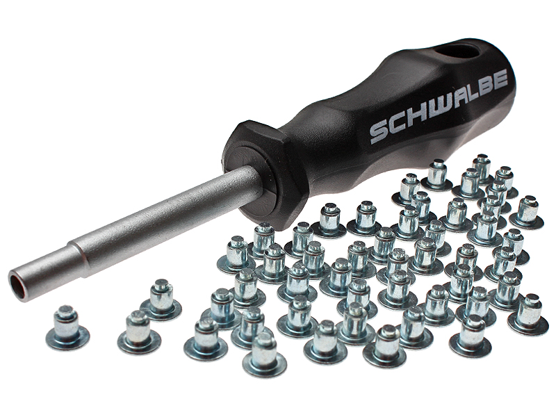 Купить Шипы сменные для зимних покрышек SPIKES сталь (05-5506) + инструмент SCHWALBE