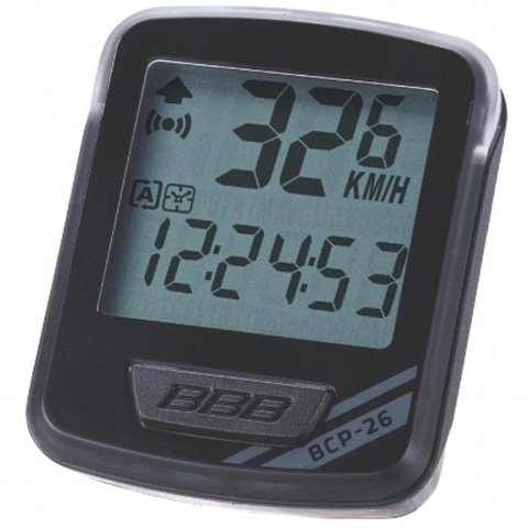 Купить Велокомпьютер BBB NanoBoard 12 functions wired gray черный/серый BCP-26