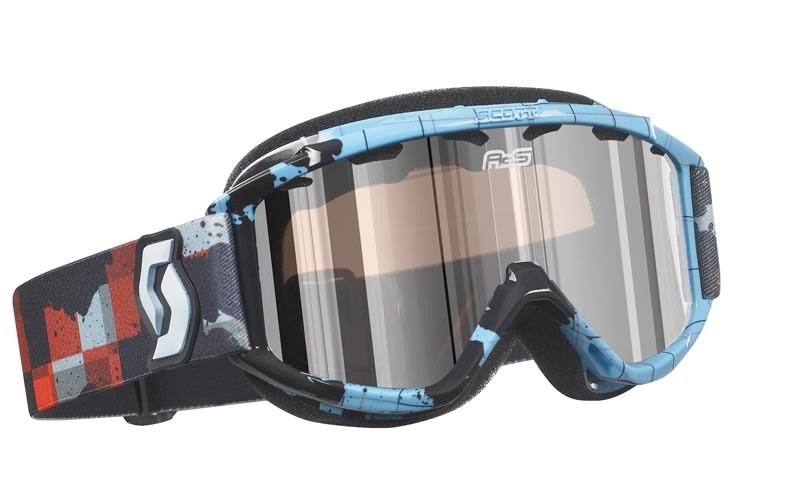 Купить Очки SCOTT Jr Hook up acs plaid blue silver chrome 220436-PLBL-SCH