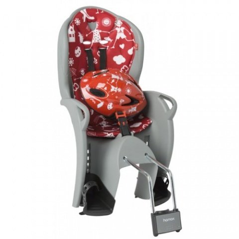 Купить Детское кресло HAMAX KISS SAFETY PACKAGE серый/красный 551058