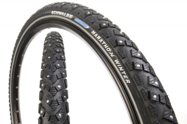 Купить Покрышка Schwalbe 26 дюймов x2.0 (50-559) шипов. Marathon Winter Spikes 200 Spikes Reflex HS396 11100598