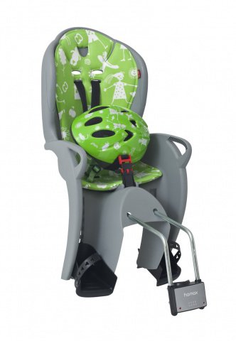 Купить Детское кресло HAMAX KISS SAFETY PACKAGE серый/зеленый 551089