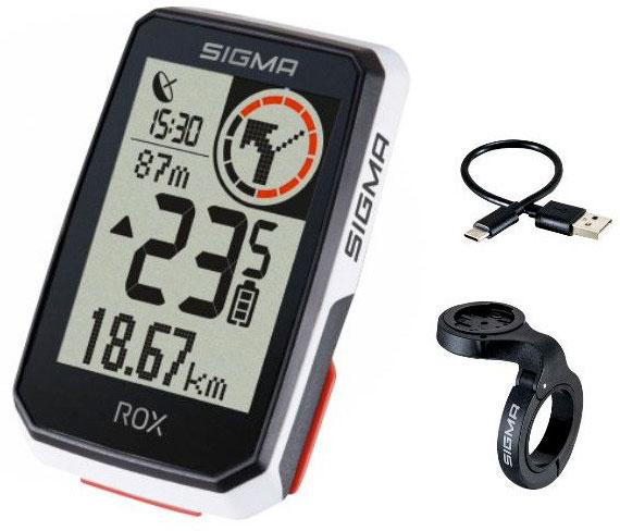 Купить Велокомпьютер SIGMA ROX 2.0 GPS, Bluetooth, 14 функций, белый