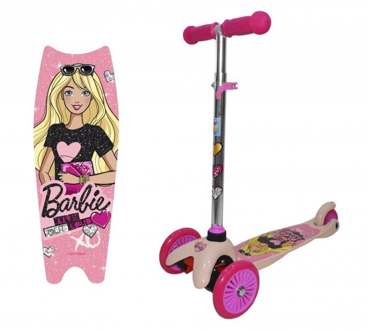 Купить Самокат 1toy Barbie Т11410