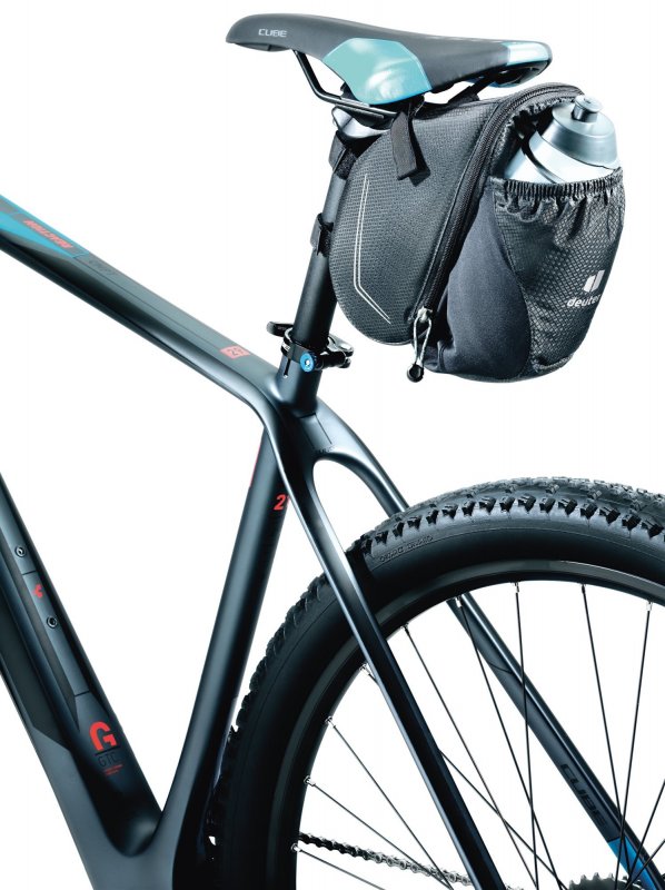 Black shop bike bag