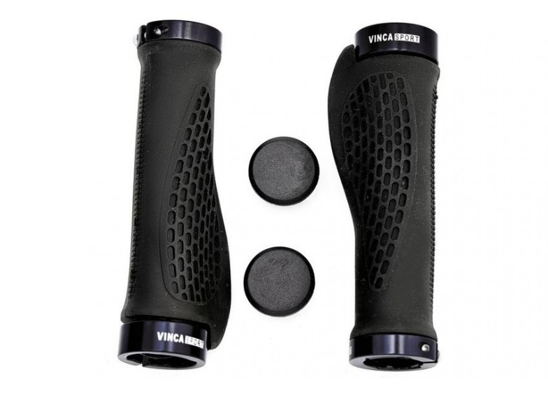 Купить Грипсы VINCA SPORT H-G127 129 мм эргономичные черные