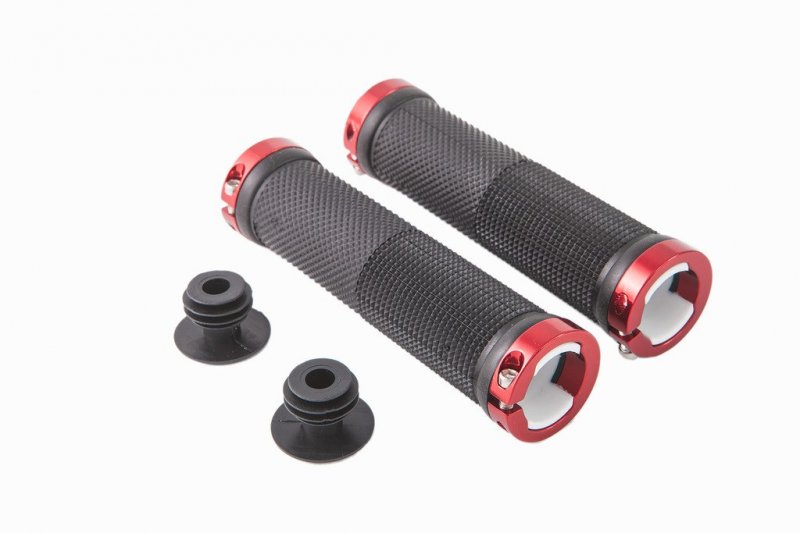 Купить Грипсы VINCA SPORT H-G119 129 мм черный/красный