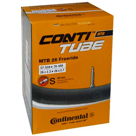 Купить Камера CONTINENTAL MTB Freeride 26 дюймов x2.3-2.7 дюймов , спортивный 42 мм