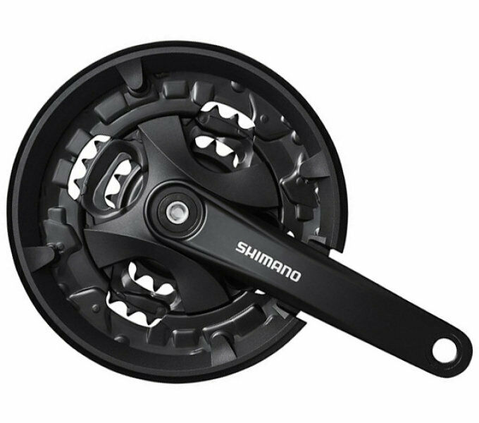 Купить Система Shimano Altus MT101 175мм 40/30/22Т с защитой