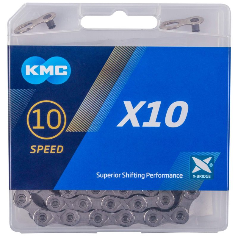 Купить Цепь KMC X10 10ск., 116 зв., с замком