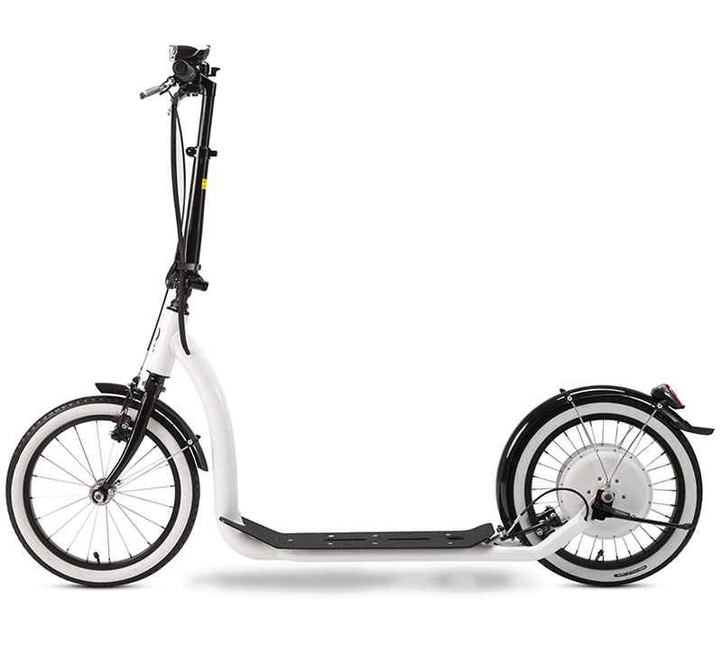 Складной электрический футбайк