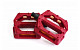 Купить Педали 6-14226 нейлон BMX/Downhill Red B223N широкие ось Cr-Mo красные WELLGO