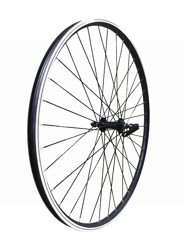 Купить Колесо переднее 24 дюймов ALEX DM-22 32h двойной/черный/ SHIMANO AHBRM35BL RM35 32отв. QR C.Lock черное