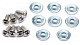 Купить Болт М6х16 в комплекте с шайбой (уп. 8 шт) Burton M6X16 HARDWARE KIT SILVER 1SZ